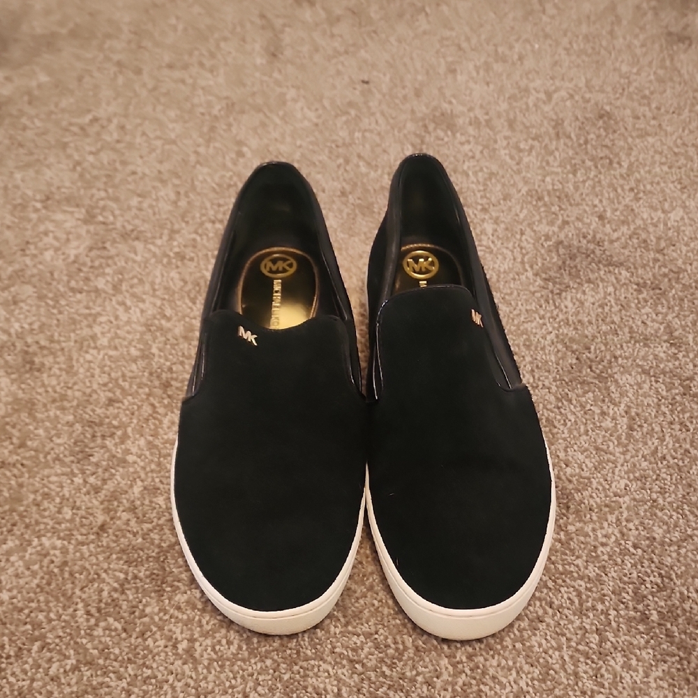 MK Black Slip-On Sneakers